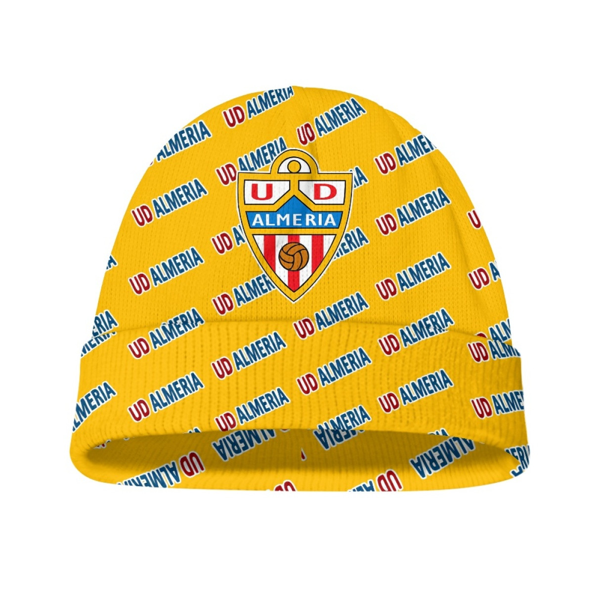 UD Almeria Beanie Cap Hat - Almeria Football Club Medley Monogram Wordmark