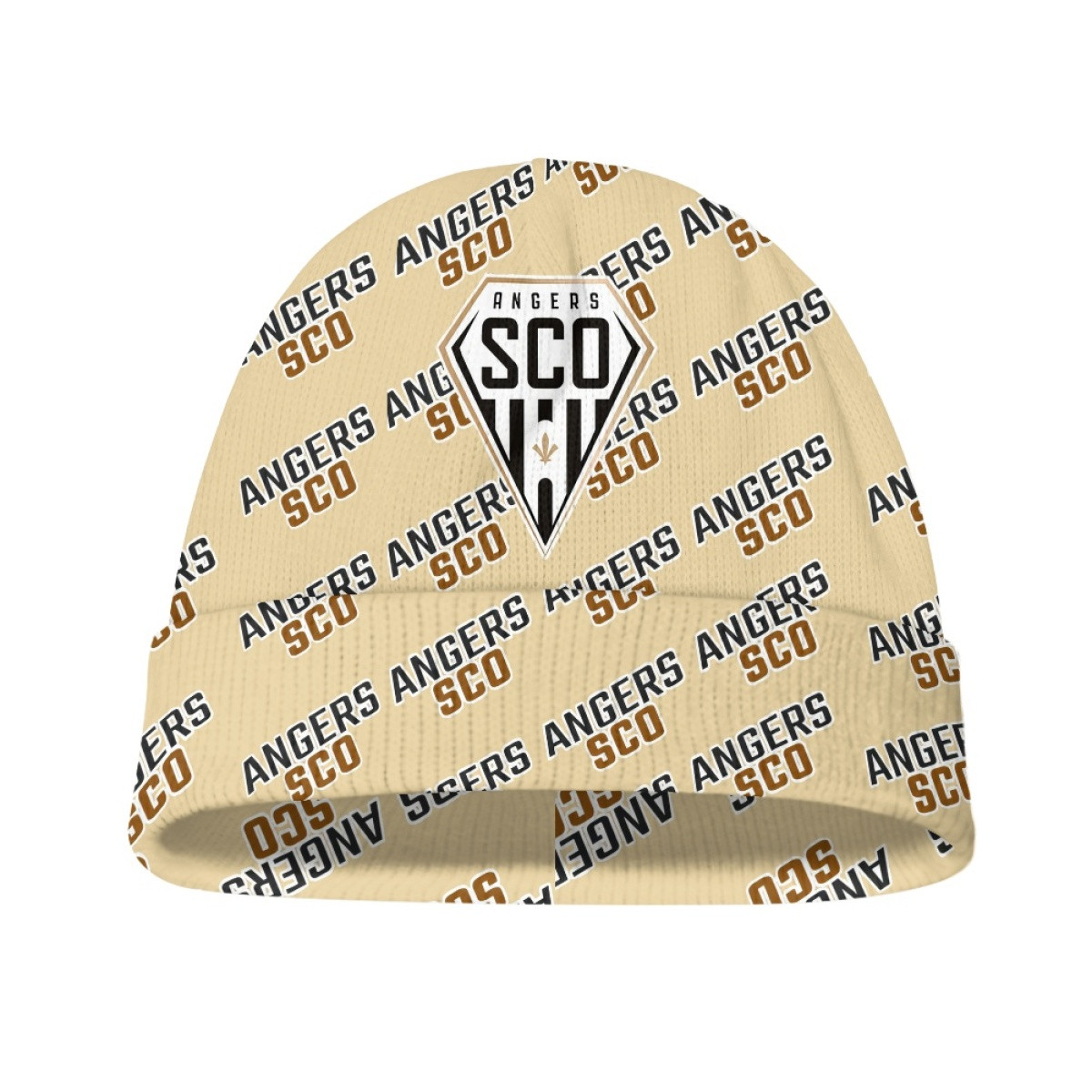 Angers SCO Football Club Beanie Cap Hat - Angers Football Club Medley Monogram Wordmark