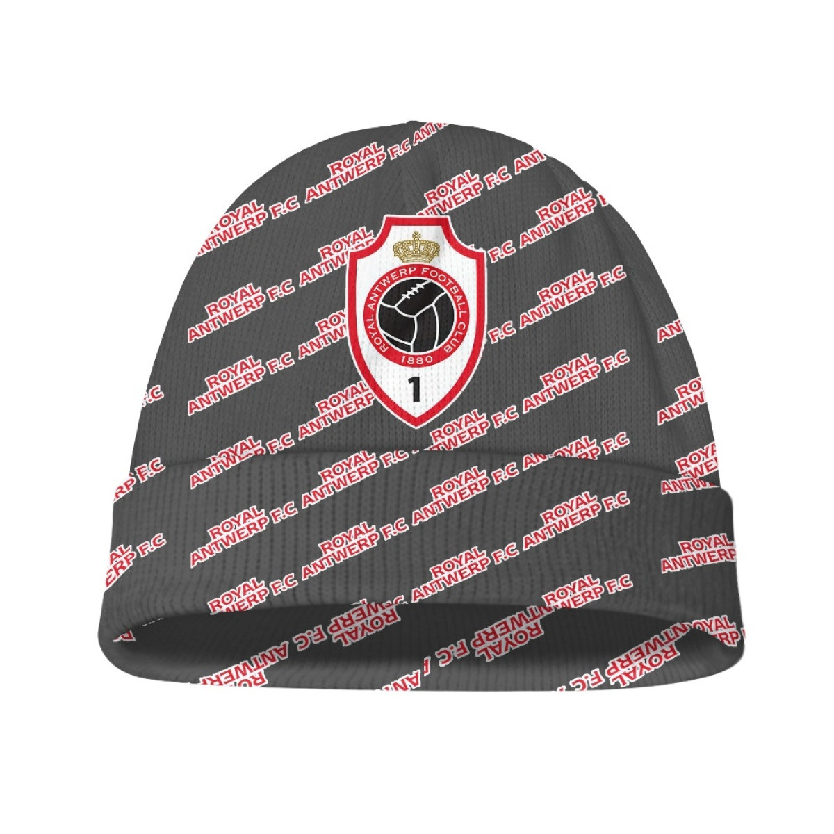 Royal Antwerp FC Football Club Beanie Cap Hat - Antwerp Football Club Medley Monogram Wordmark