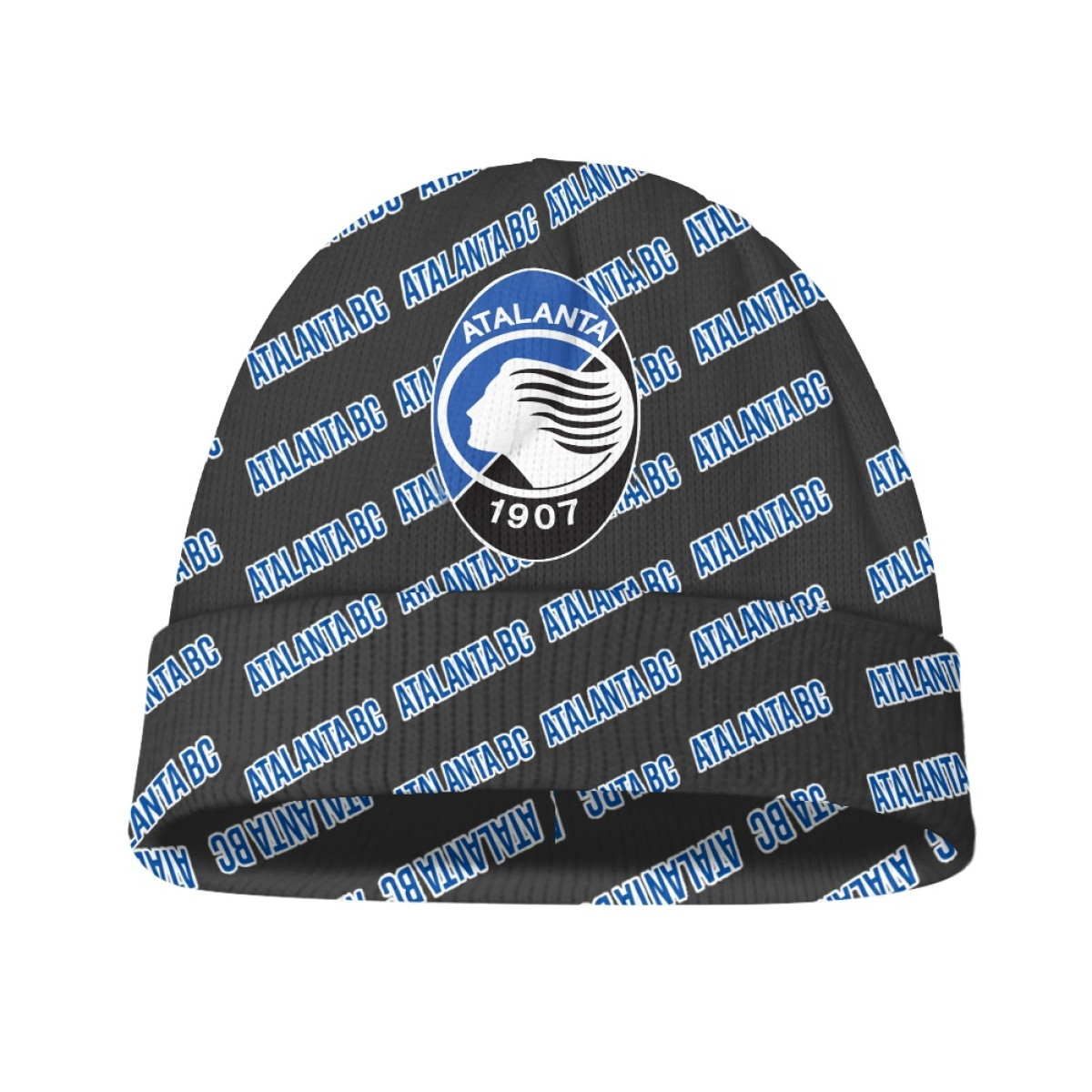 Atalanta BC Football Club Beanie Cap Hat - Atalanta Football Club Medley Monogram Wordmark