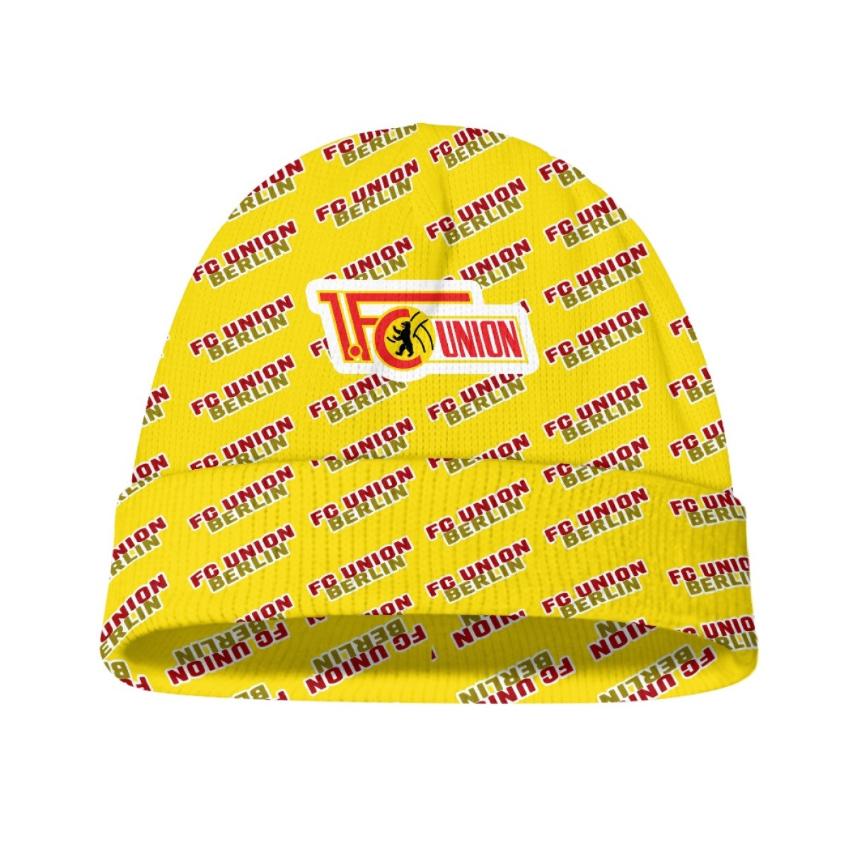 FC Union Berlin Football Club Beanie Cap Hat - Berlin Football Club Medley Monogram Wordmark