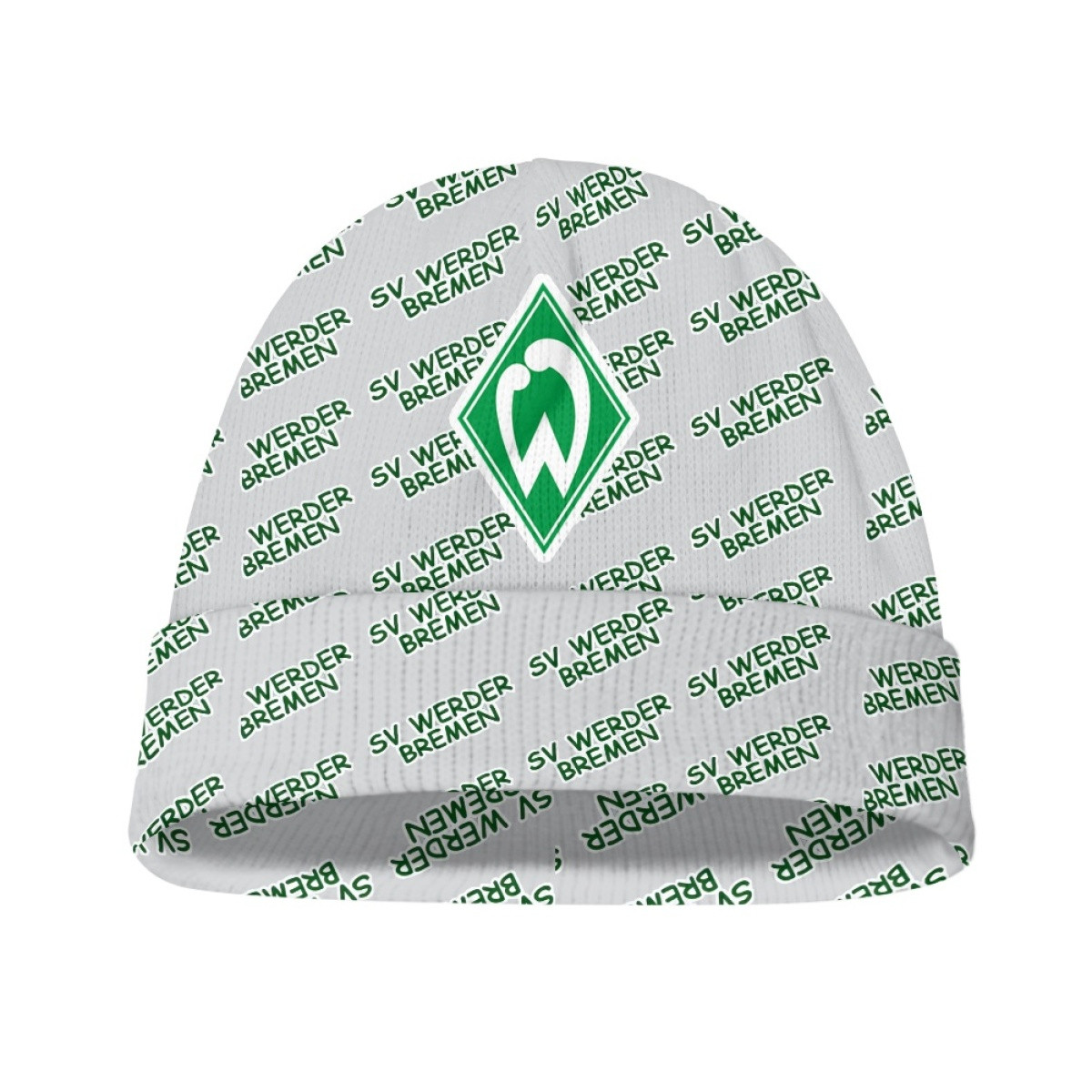 SV Werder Bremen Football Club Beanie Cap Hat - Bremen Football Club Medley Monogram Wordmark