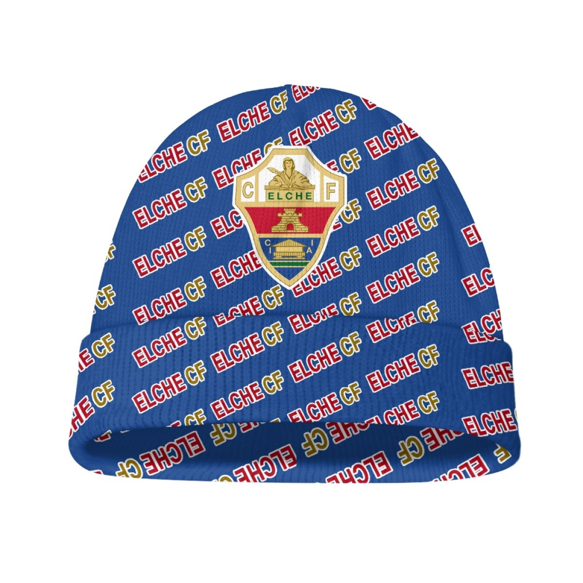 Elche CF Beanie Cap Hat - Elche Football Club Medley Monogram Wordmark