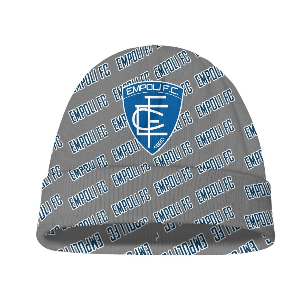 Empoli FC 1909 Football Club Beanie Cap Hat - Empoli Football Club Medley Monogram Wordmark