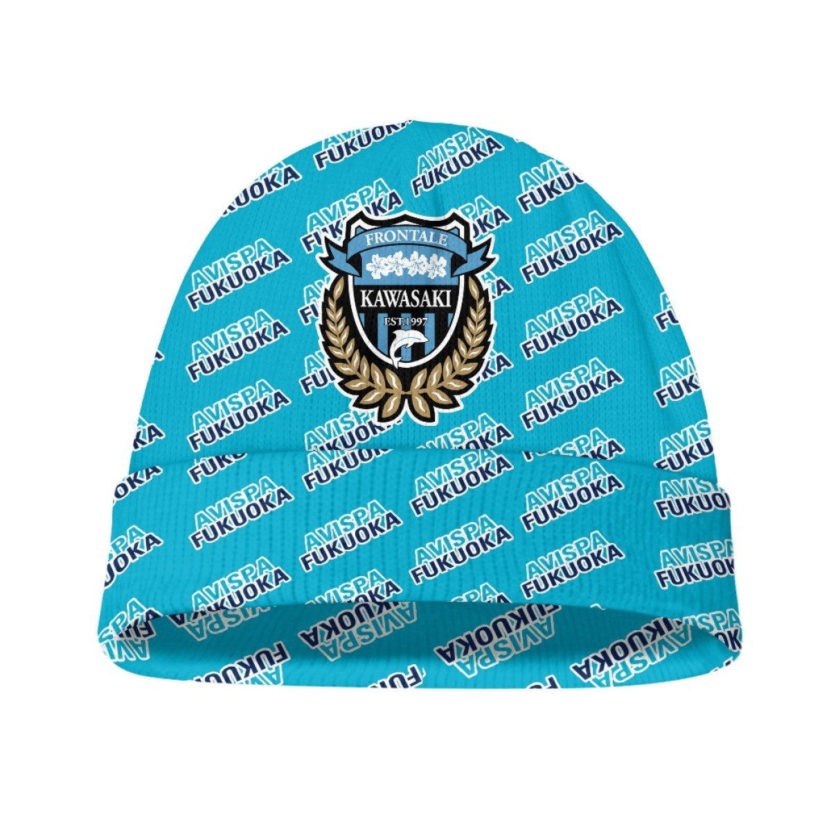 Avispa Fukuoka Beanie Cap Hat - Fukuoka Football Club Medley Monogram Wordmark