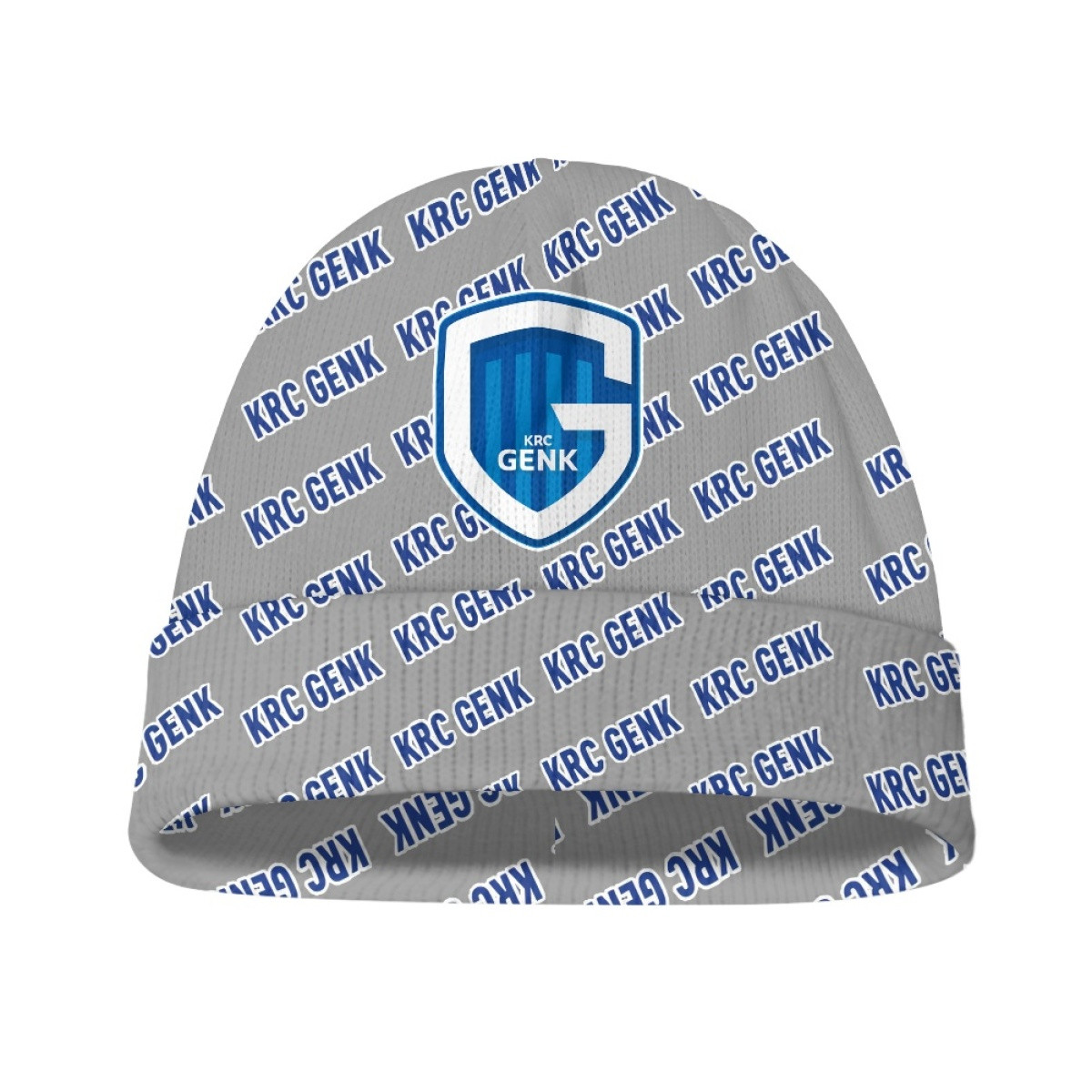 KRC Genk Beanie Cap Hat - Genk Football Club Medley Monogram Wordmark