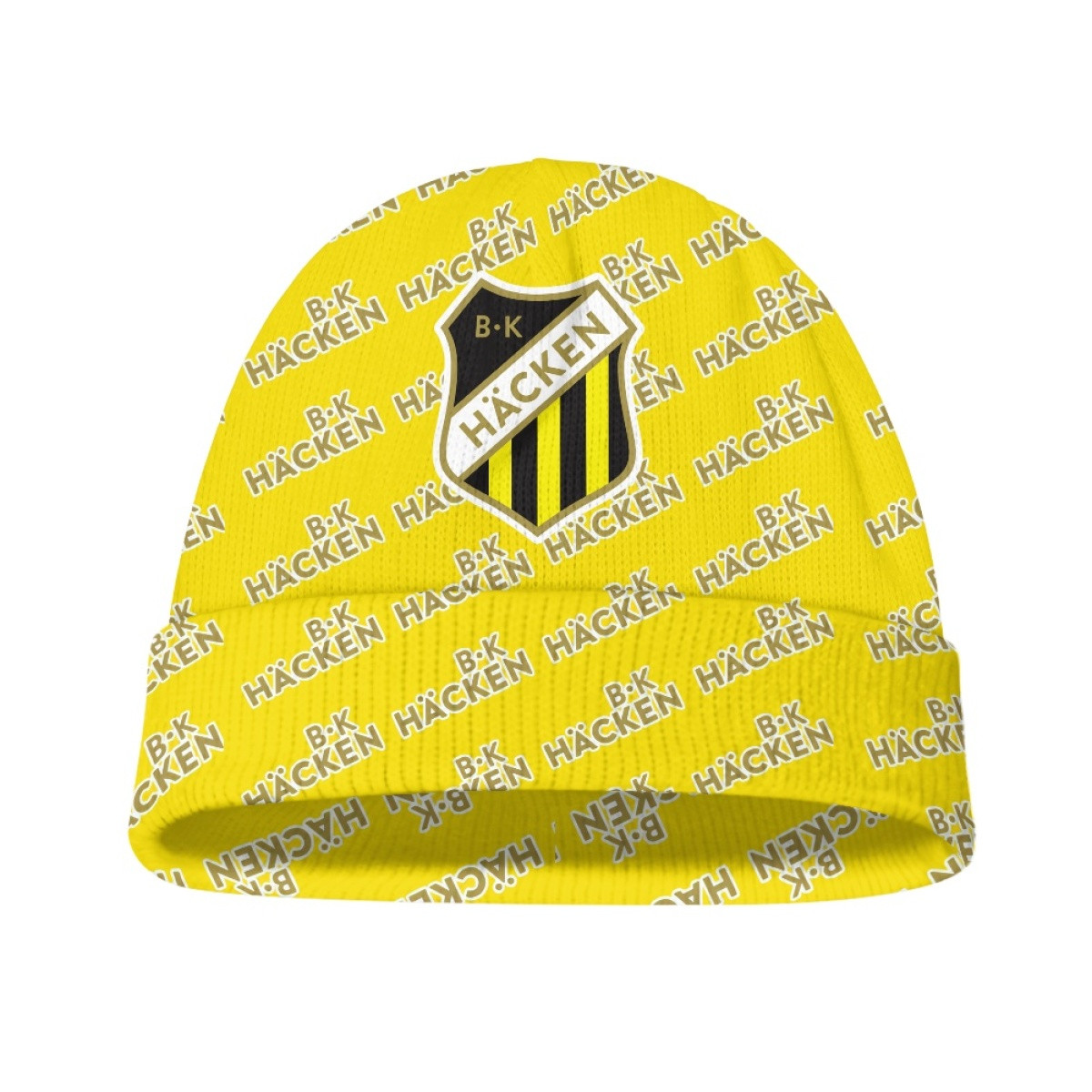BK Hacken Beanie Cap Hat - Hacken Football Club Medley Monogram Wordmark