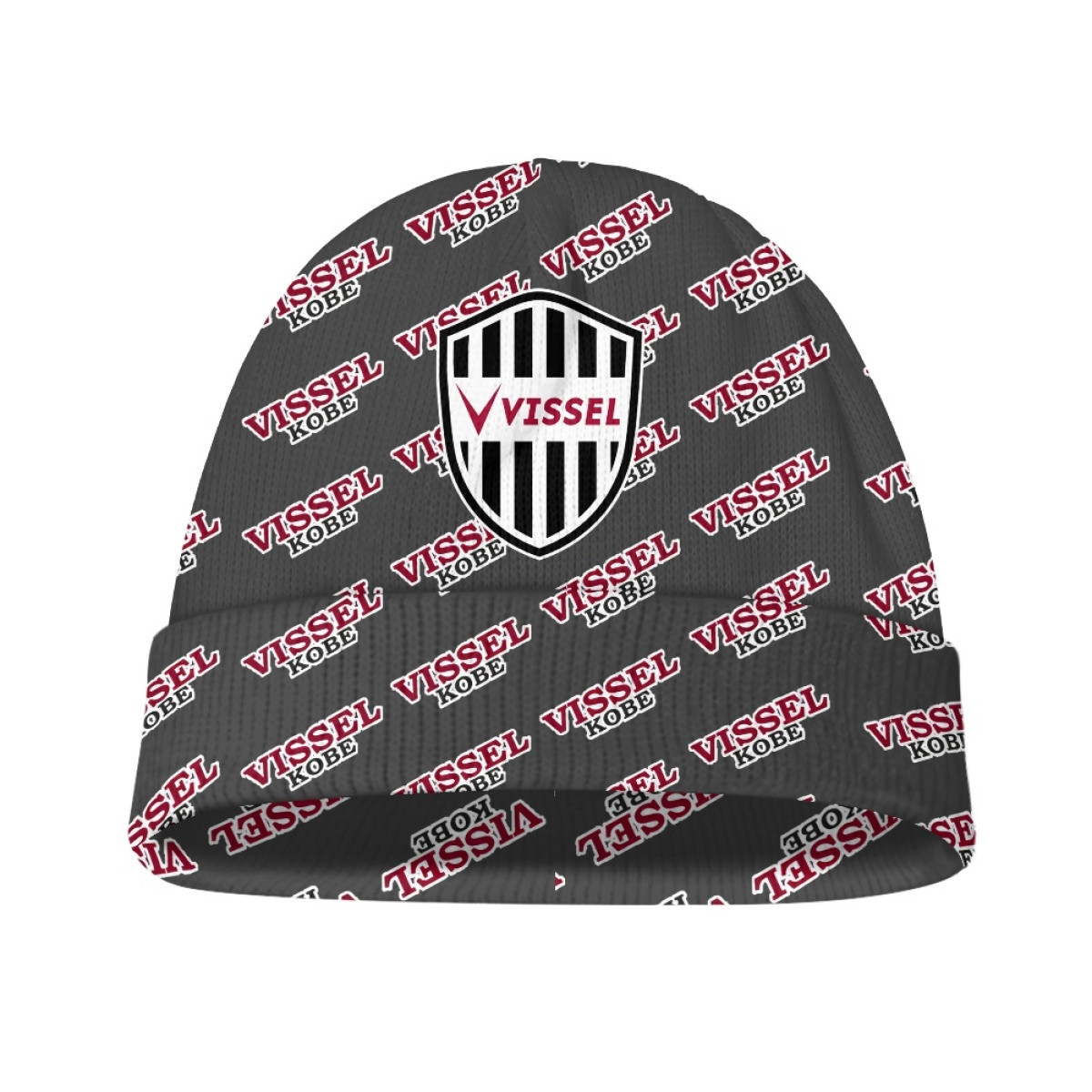 Vissel Kobe Beanie Cap Hat - Kobe Football Club Medley Monogram Wordmark