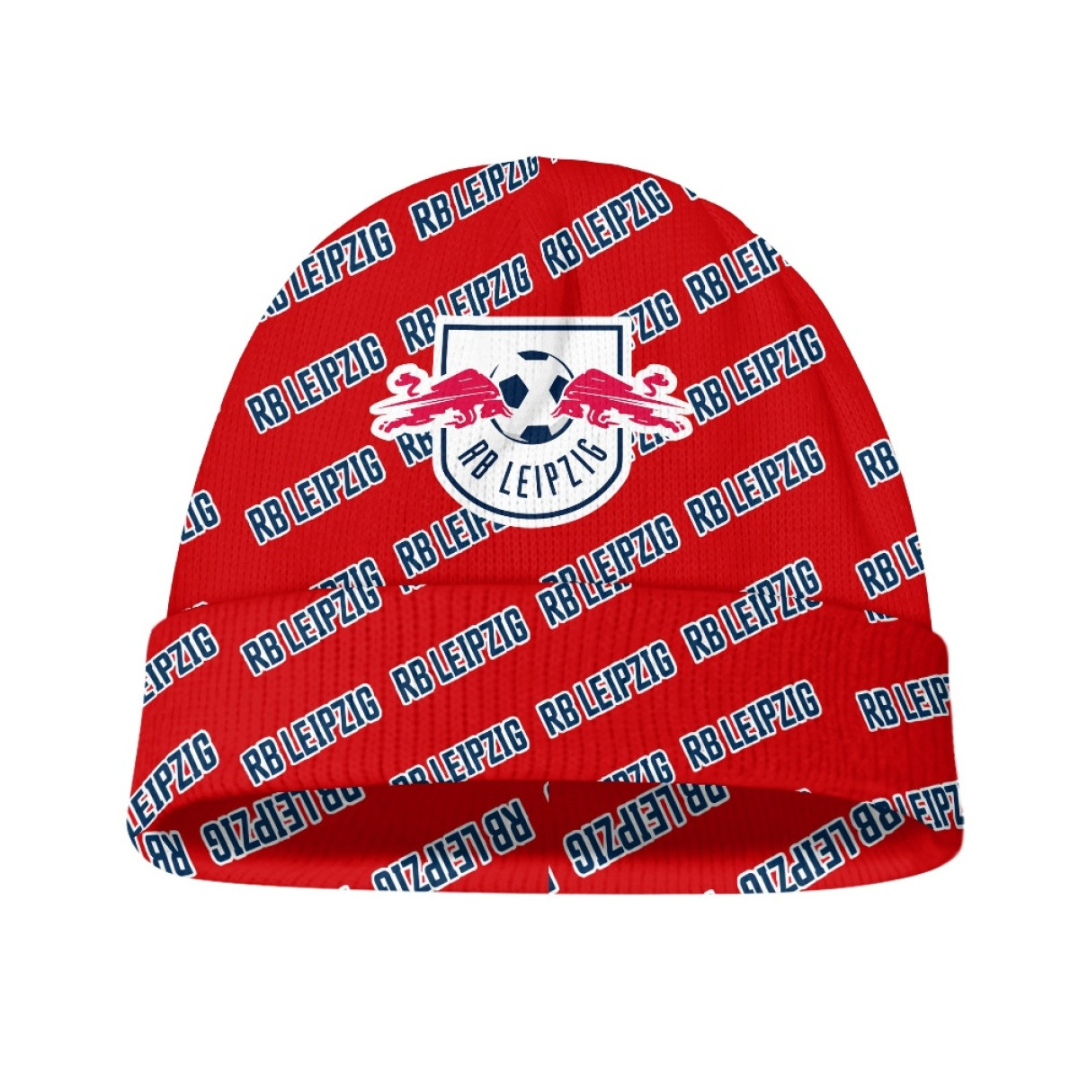 RB Leipzig Football Club Beanie Cap Hat - Leipzig Football Club Medley Monogram Wordmark
