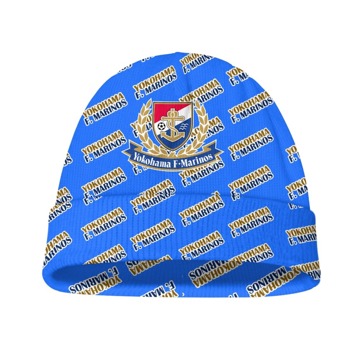 Yokohama F Marinos Beanie Cap Hat - Marinos Football Club Medley Monogram Wordmark