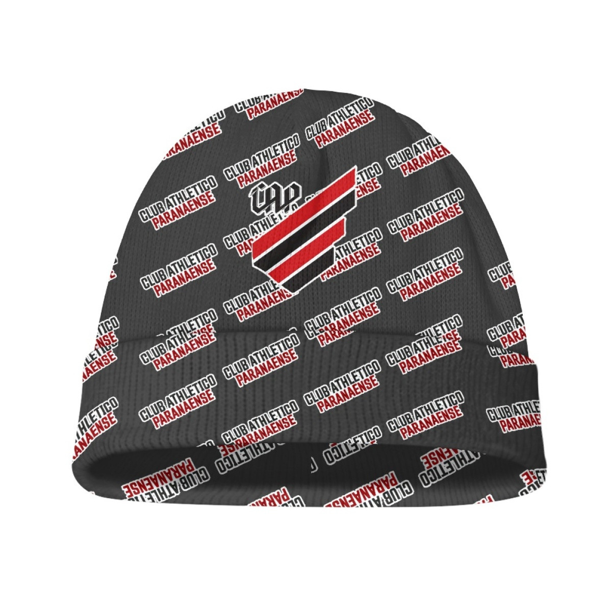 Club Athletico Paranaense Beanie Cap Hat - Club Athletico Paranaense Football Club Medley Monogram Wordmark