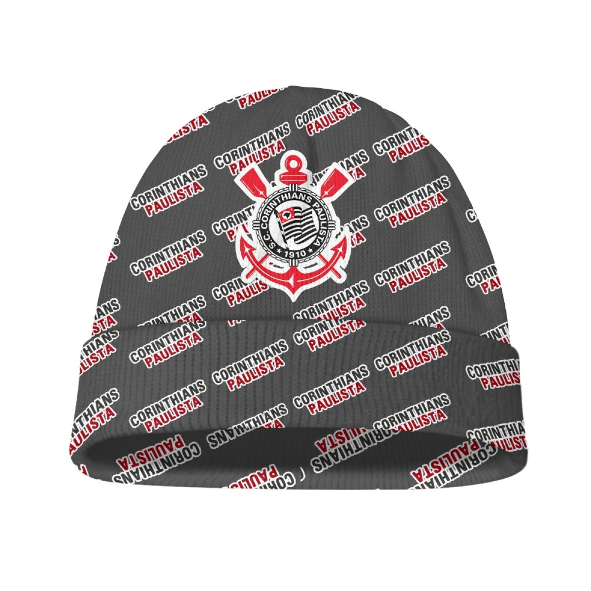 Sport Club Corinthians Paulista Beanie Cap Hat - Sport Club Corinthians Paulista Football Club Medley Monogram Wordmark