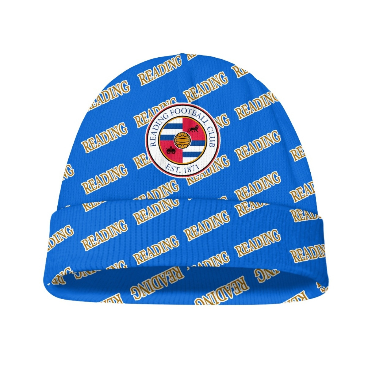 Reading FC Beanie Cap Hat - Reading Football Club Medley Monogram Wordmark