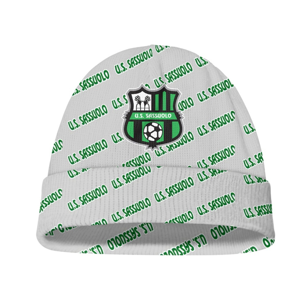 US Sassuolo Calcio Football Club Beanie Cap Hat - Sassuolo Football Club Medley Monogram Wordmark