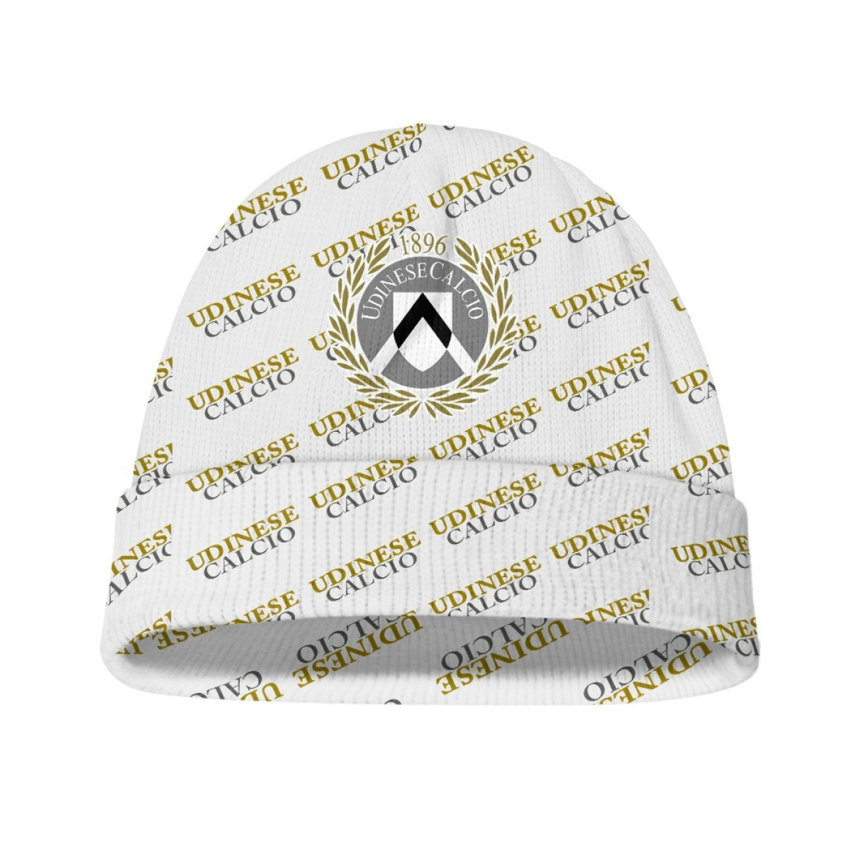 Udinese Calcio Football Club Beanie Cap Hat - Udinese Football Club Medley Monogram Wordmark