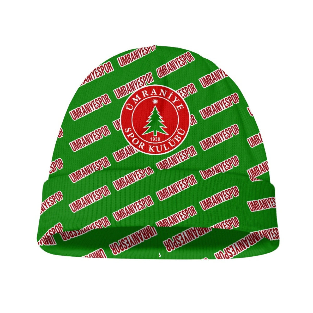 Umraniyespor Beanie Cap Hat - Umraniyespor Football Club Medley Monogram Wordmark