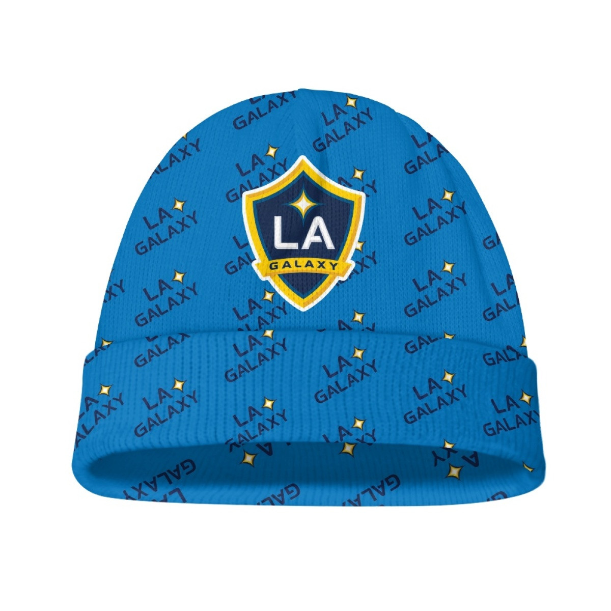 MLS Los Angeles Galaxy Beanie Cap Hat - LA Galaxy Medley Monogram Wordmark