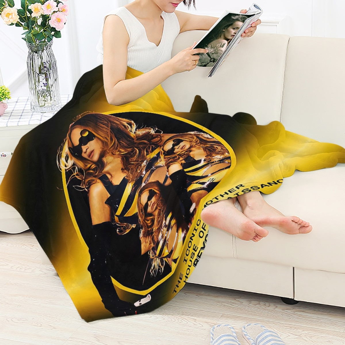Beyonce Blanket Throw - Beyonce Performance The Iconic Mother Poster