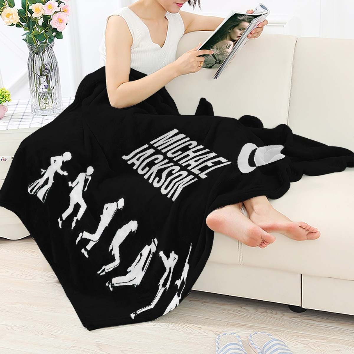 Michael Jackson Blanket Throw - Michael Jackson Signature Dance Move