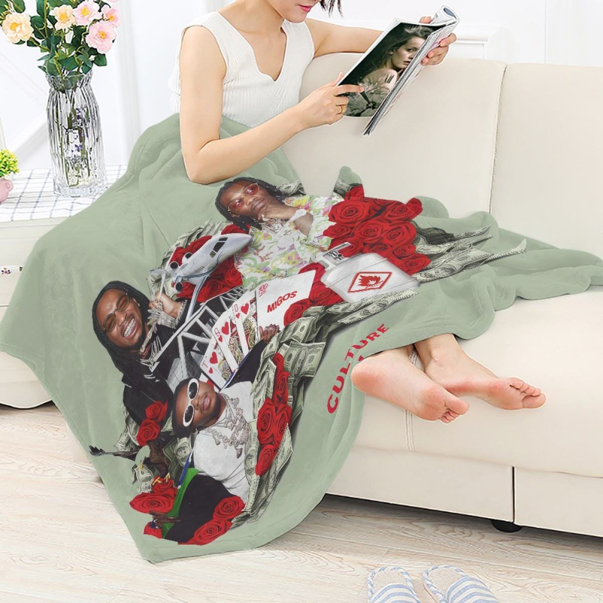 Migos Blanket Throw - Migos Culture 2 Poster
