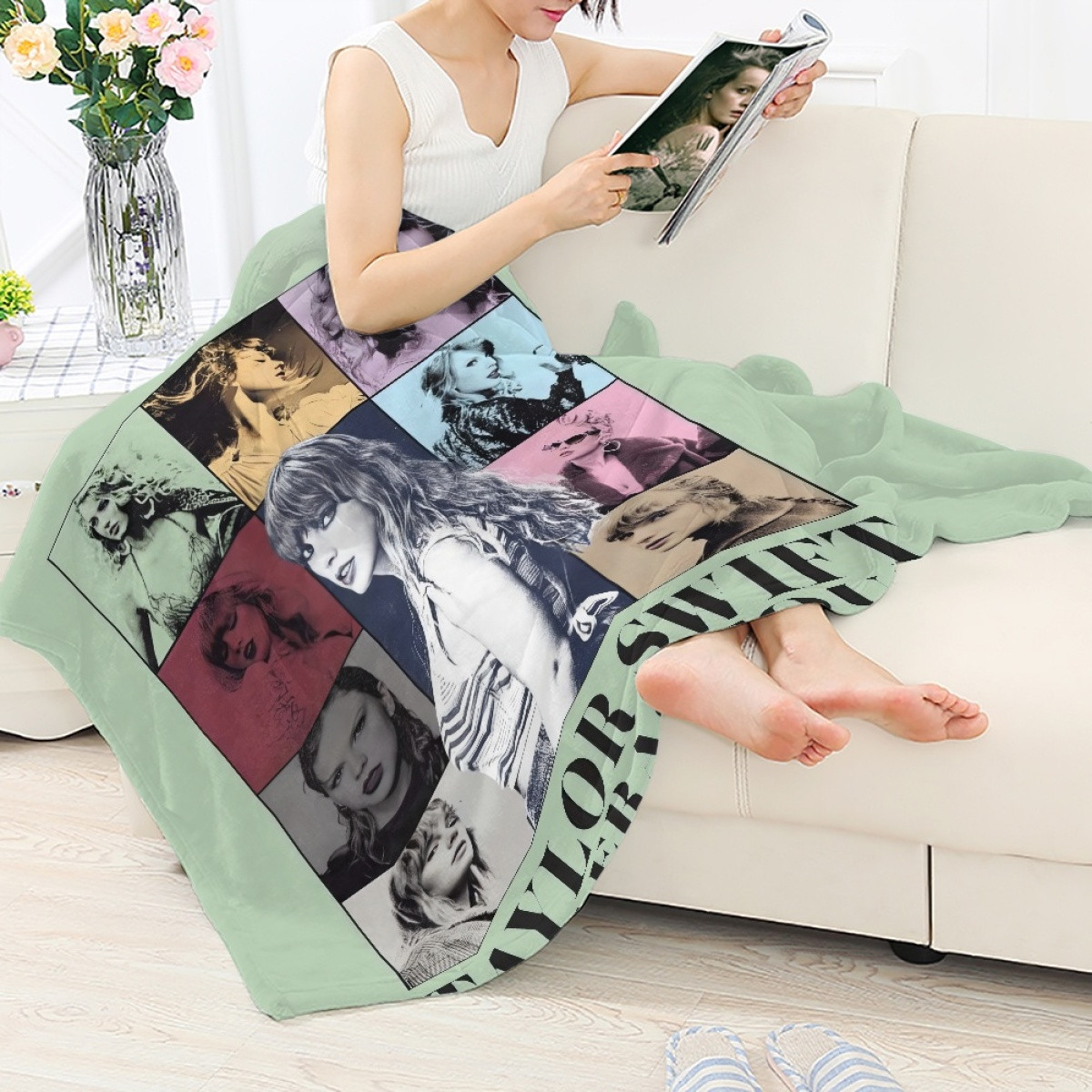 Taylor Swift Blanket Throw - Taylor Swift The Eras Tour 2022-2023