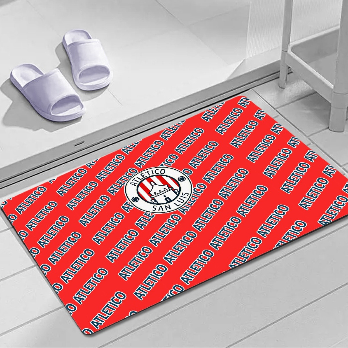 Atletico de San Luis Door Mat Floor Mat Bath Mat - Atletico Football Club Medley Monogram Wordmark