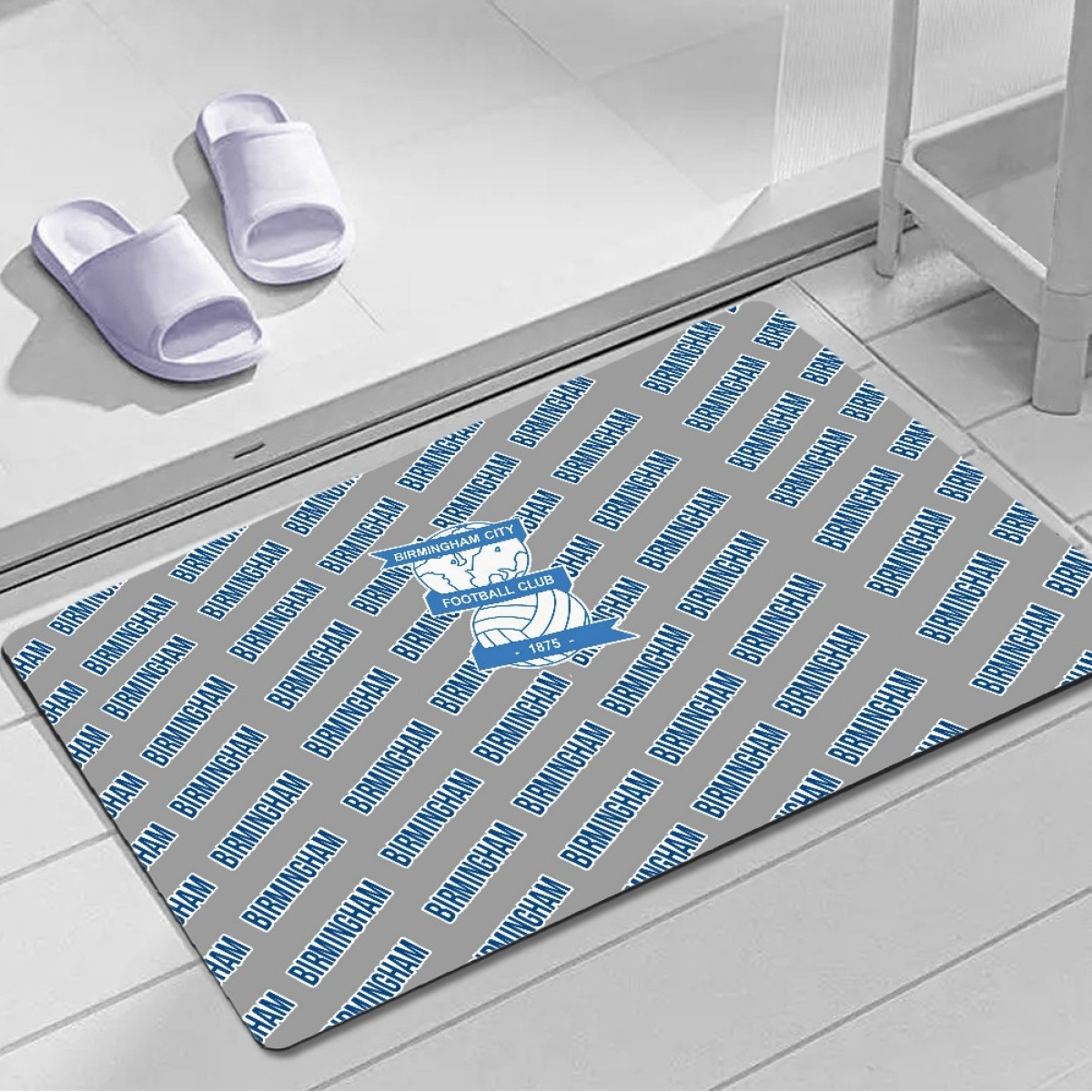 Birmingham City FC Door Mat Floor Mat Bath Mat - Birmingham Football Club Medley Monogram Wordmark