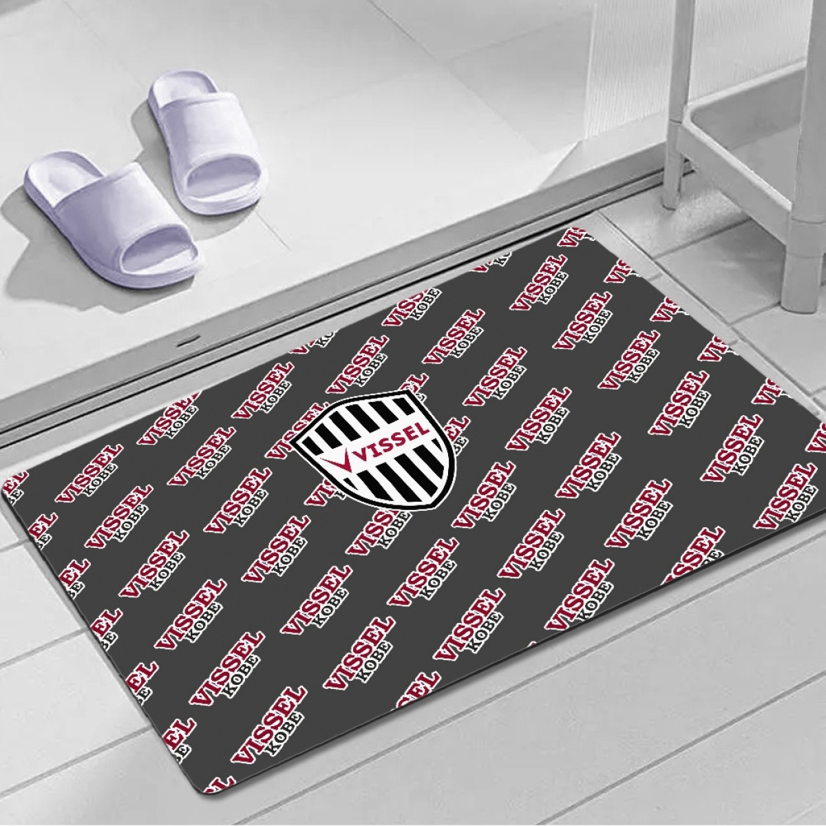 Vissel Kobe Door Mat Floor Mat Bath Mat - Kobe Football Club Medley Monogram Wordmark