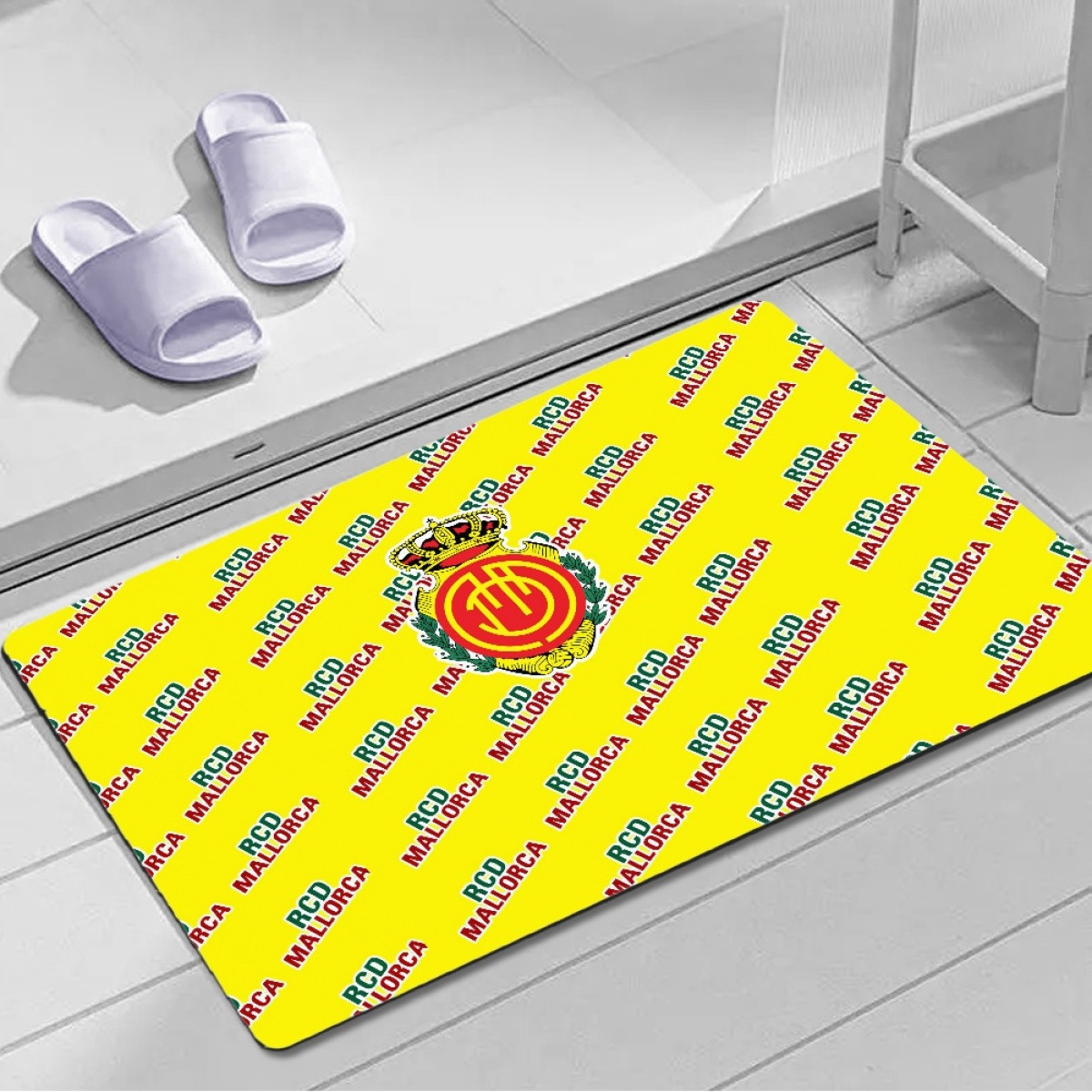 RCD Mallorca Door Mat Floor Mat Bath Mat - Mallorca Football Club Medley Monogram Wordmark