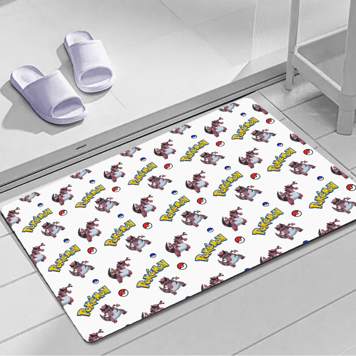 Pokemon Krookodile Door Mat Floor Mat Bath Mat - Krookodile Character Series Art