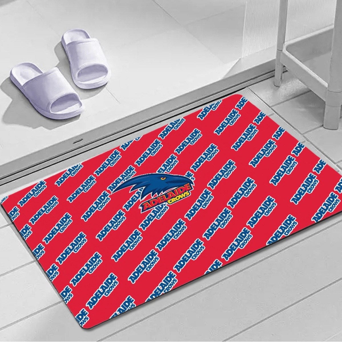 Adelaide Crows Football Club Door Mat Floor Mat Bath Mat - Adelaide Football Club Medley Monogram Wordmark