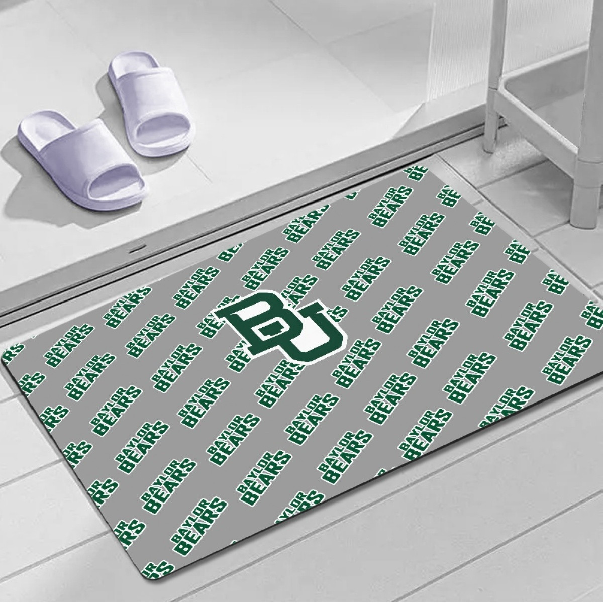 Baylor Bears Door Mat Floor Mat Bath Mat - Baylor Bears College Football Medley Monogram Wordmark