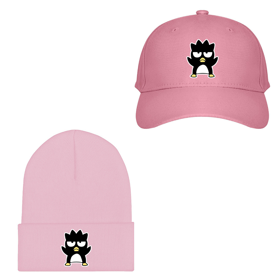 Sanrio Badtz-Maru Baseball Cap Beanie Hat - Badtz-Maru Standing Sticker