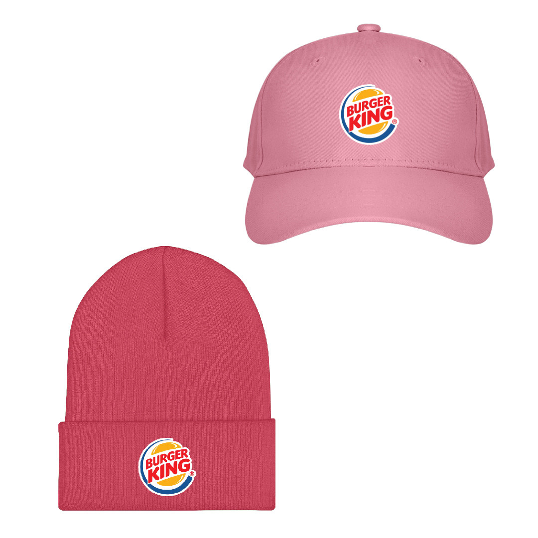 Burger King Baseball Cap Beanie Hat - Burger King Logo 1999-Present