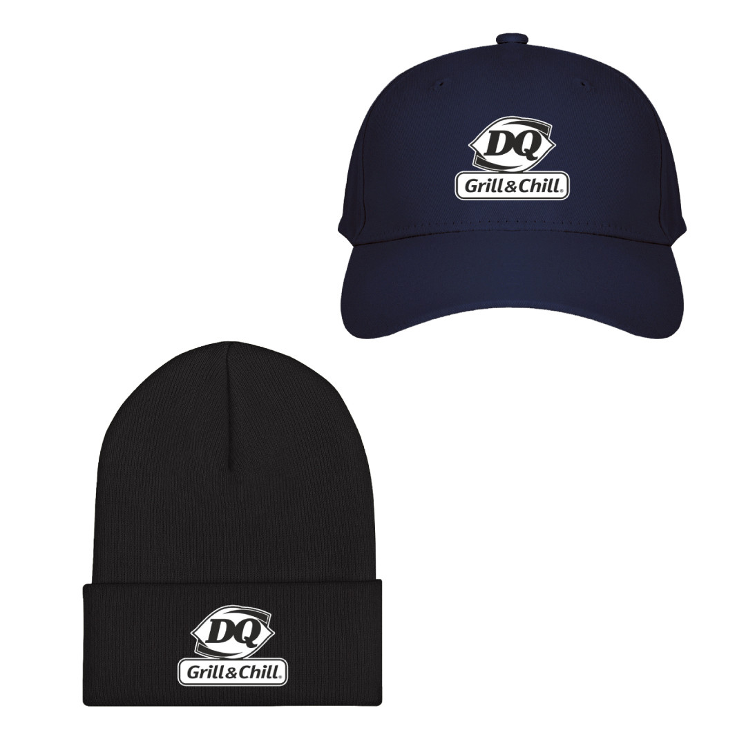 Dairy Queen Baseball Cap Beanie Hat - Dairy Queen Grill And Chill Sticker