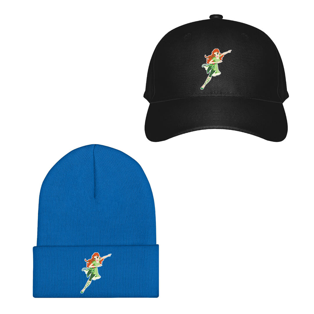 Super Hero Girls Poison Ivy Baseball Cap Beanie Hat Poison Ivy