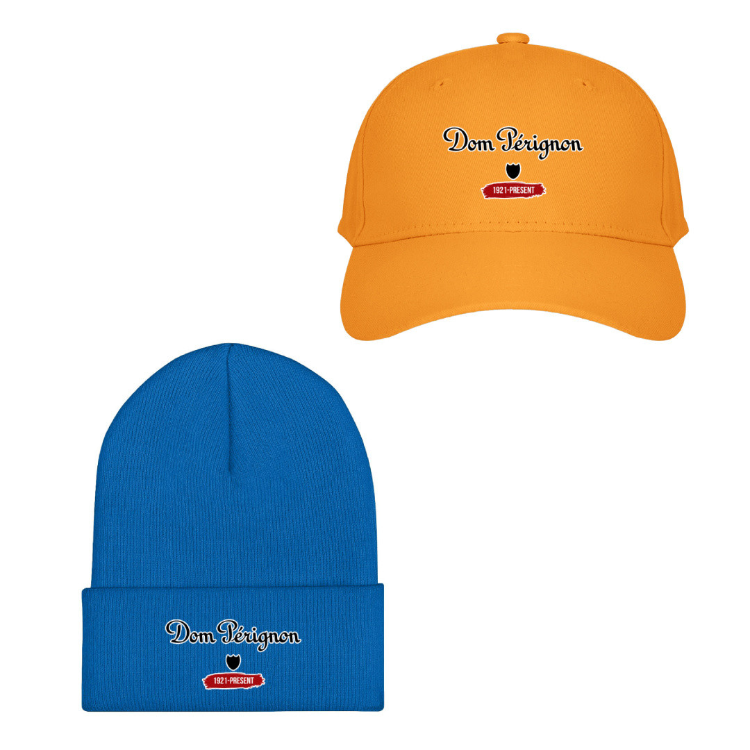 Dom Perignon Baseball Cap Beanie Hat - Dom Perignon Logo 1921-Present
