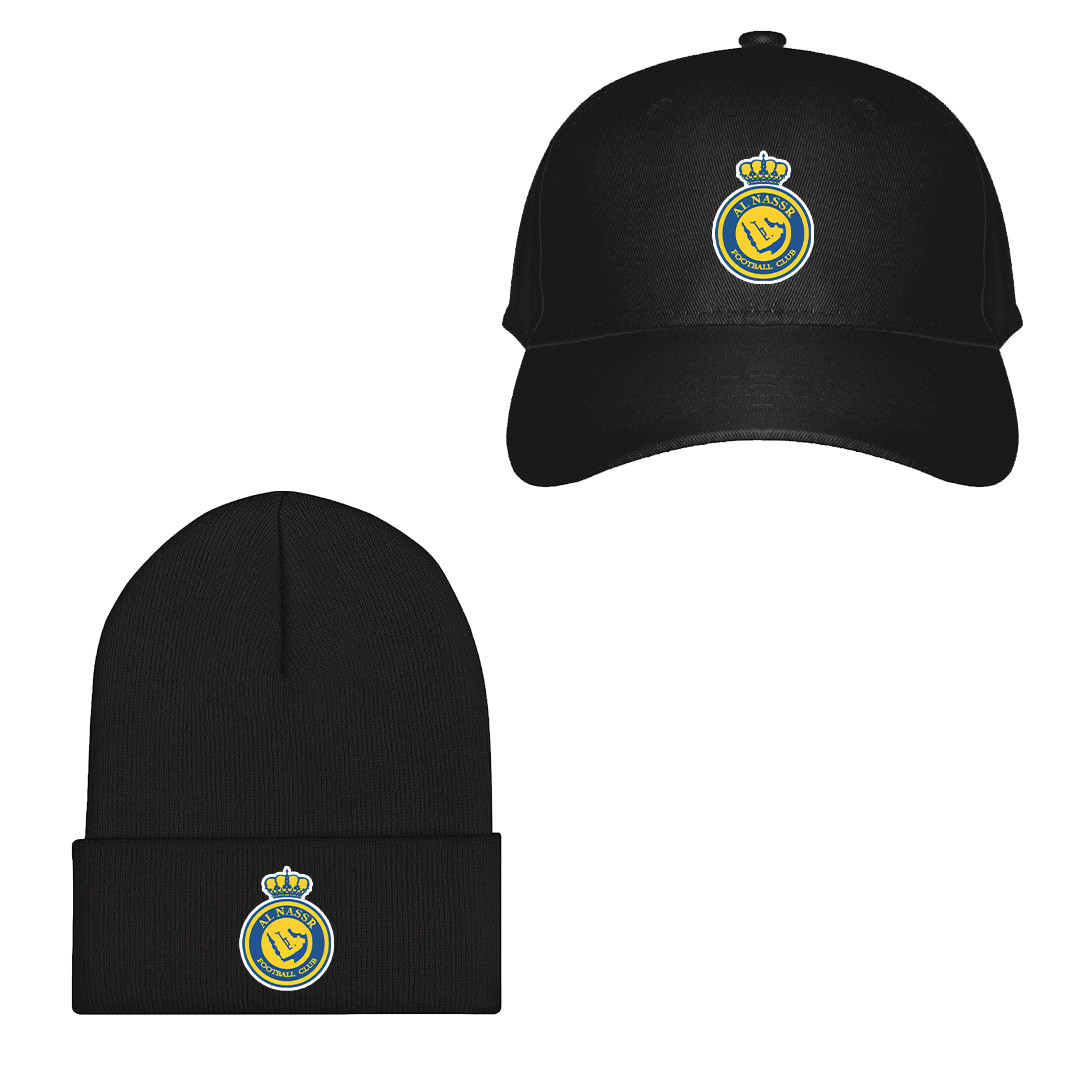 Al-Nassr FC Football Club Baseball Cap Beanie Hat - Al-Nassr FC Football Club Single Logo