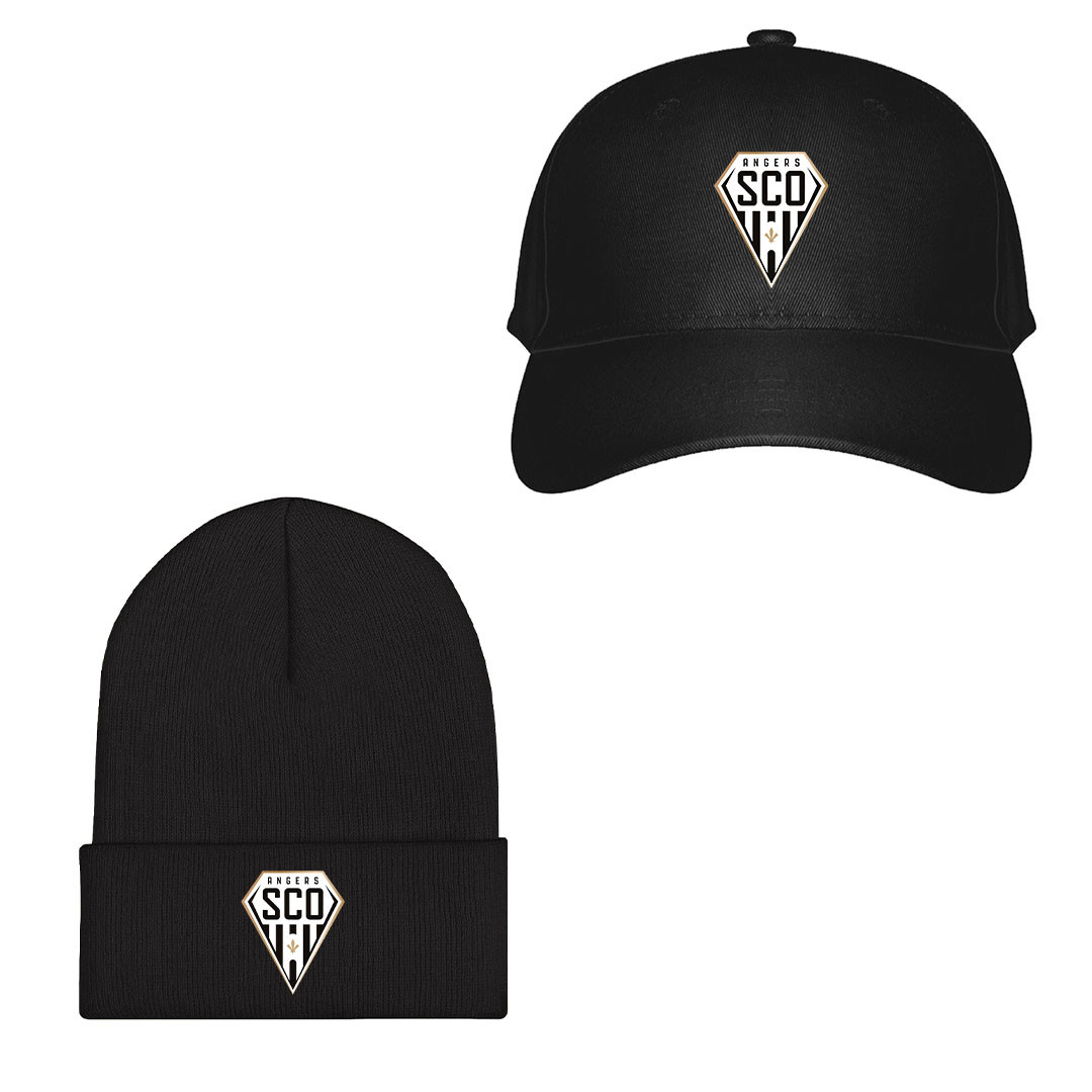 Angers SCO Football Club Baseball Cap Beanie Hat - Angers SCO Football Club Single Logo