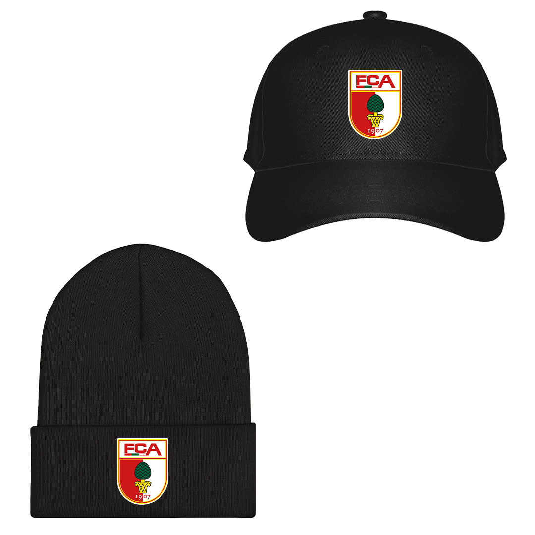 FC Augsburg Football Club Baseball Cap Beanie Hat - FC Augsburg Football ClubSingle Logo