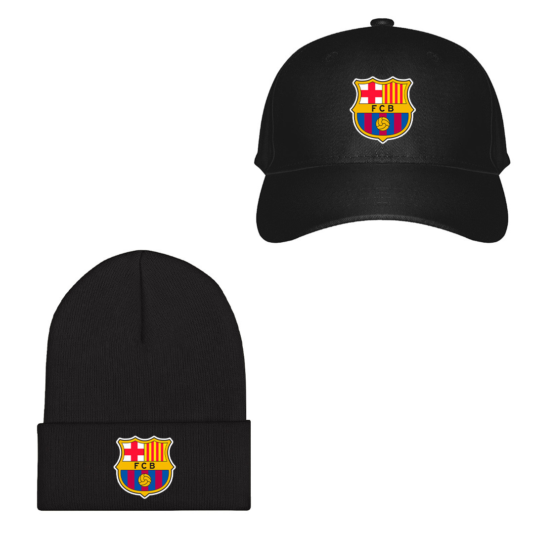 FC Barcelona Football Club Baseball Cap Beanie Hat - FC Barcelona Football Club Single Logo