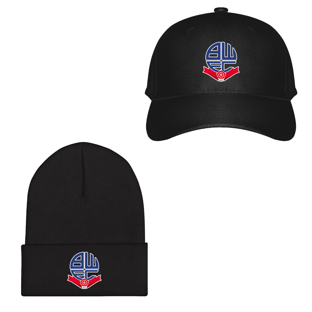 Bolton Wanderers F.C. Football Club Baseball Cap Beanie Hat - Bolton Wanderers F.C. Football Club Single Logo