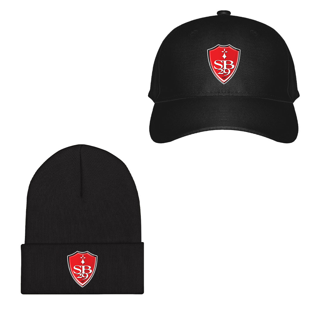Stade Brestois 29 Football Club Baseball Cap Beanie Hat - Stade Brestois 29 Football Club Single Logo