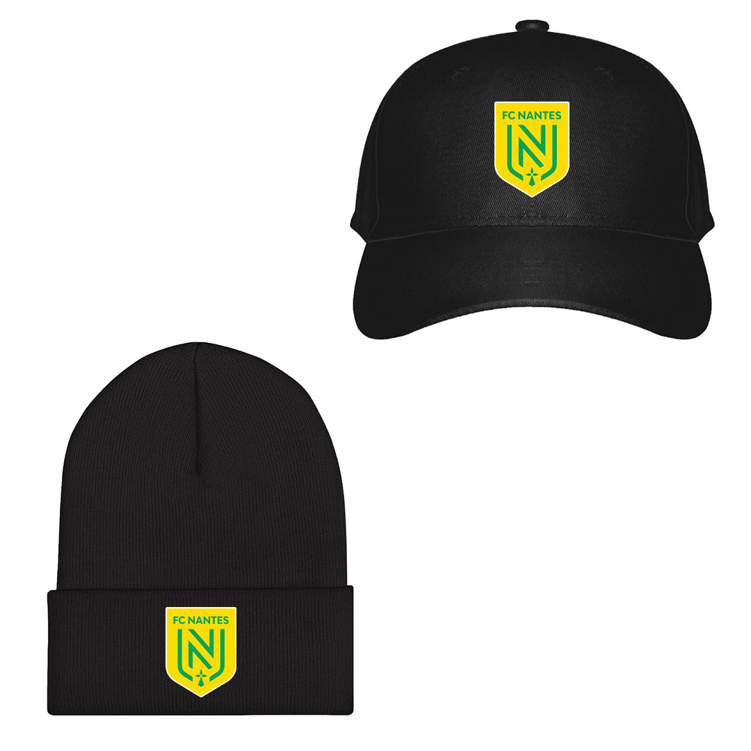 FC Nantes Football Club Baseball Cap Beanie Hat - FC Nantes Football Club Single Logo