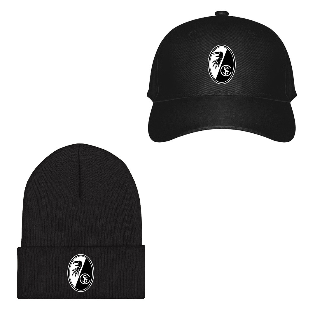SC Freiburg Football Club Baseball Cap Beanie Hat - SC Freiburg Football Club Single Logo