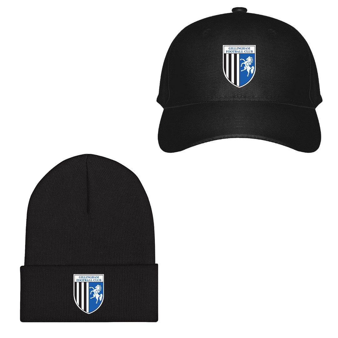 Gillingham F.C. Football Club Baseball Cap Beanie Hat - Gillingham F.C. Football Club Single Logo