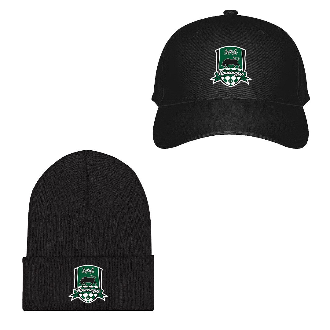 FC Krasnodar Football Club Baseball Cap Beanie Hat - FC Krasnodar Football Club Single Logo