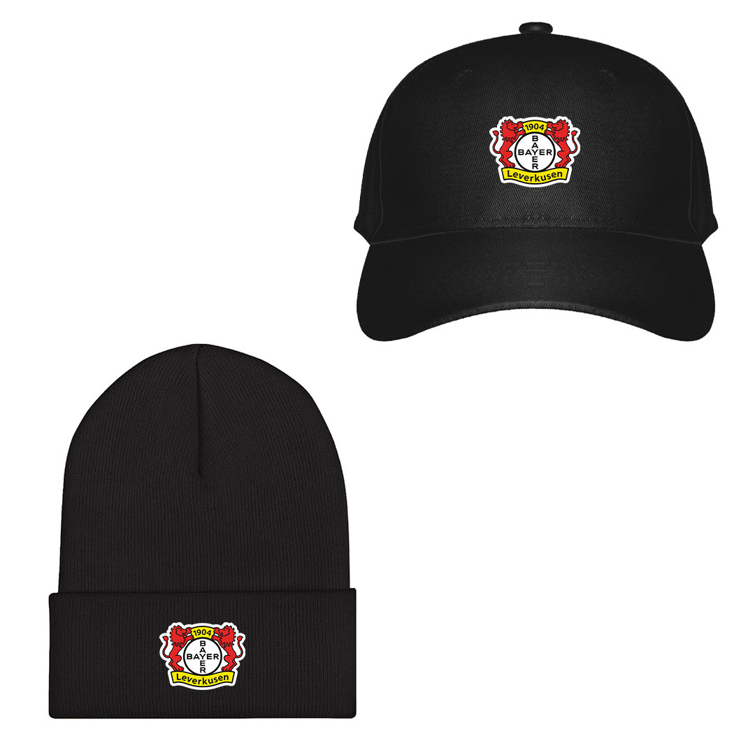 Bayer 04 Leverkusen Football Club Baseball Cap Beanie Hat - Bayer 04 Leverkusen Football Club Single Logo
