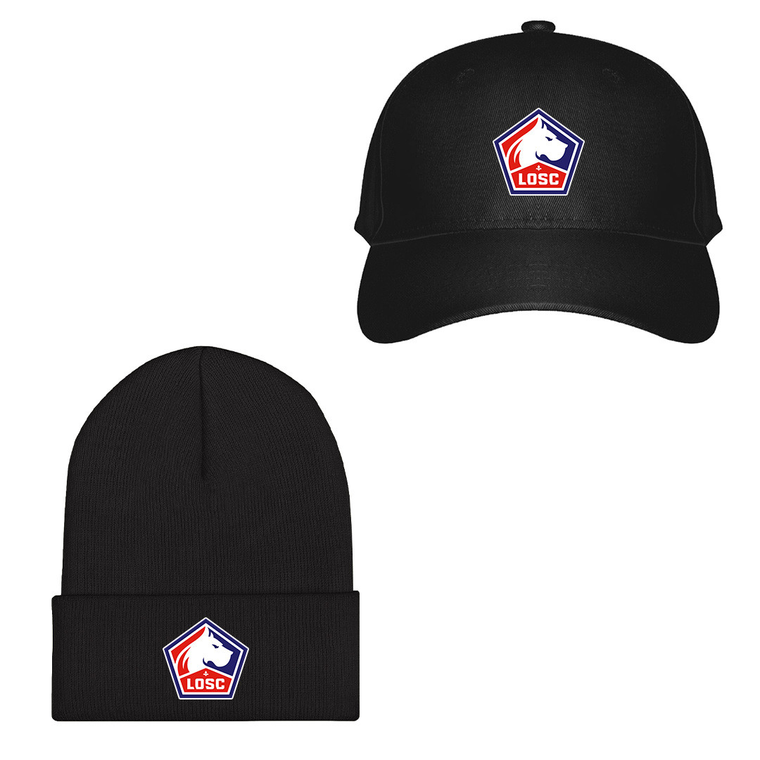LOSC Lille Football Club Baseball Cap Beanie Hat - LOSC Lille Football Club Single Logo