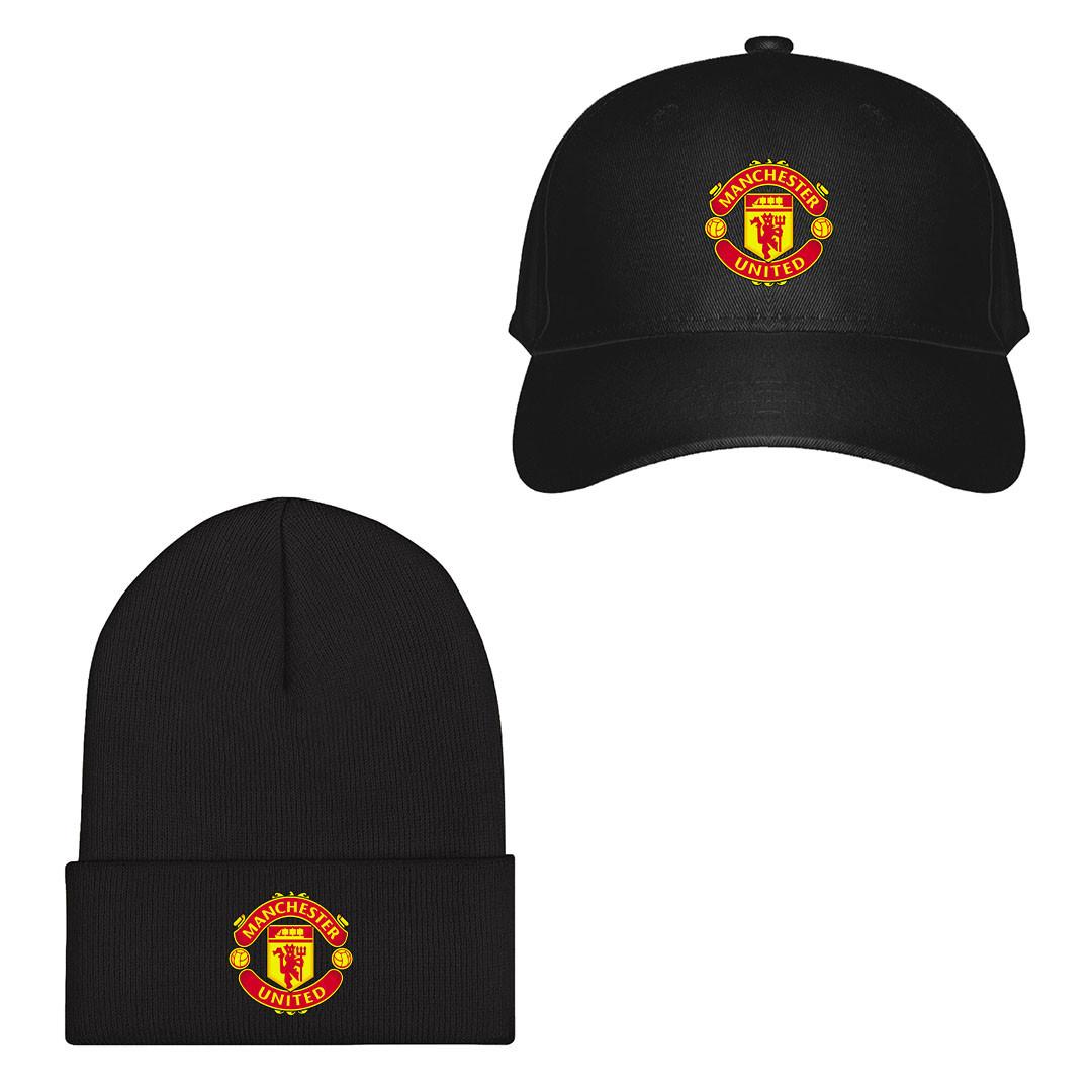 Manchester United F.C. Football Club Baseball Cap Beanie Hat - Manchester United F.C. Football Club Single Logo